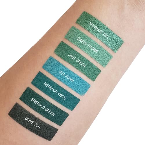 Aromi Light Green Matte Liquid Lipstick | Long-lasting, Witch Green Lip Color with Vegan and Cruelty-free Ingredients, Highly Pigmented, Unique Shade (Green Thumb)