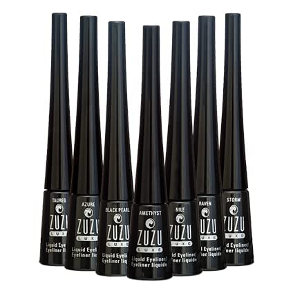 Zuzu Luxe, Vegan, Liquid Eyeliner (Azure).1 oz