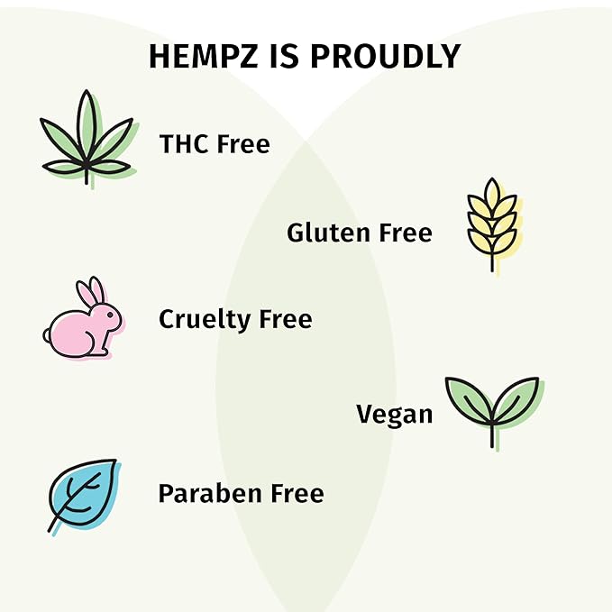 HEMPZ Body Lotion - Grapefruit & Raspberry Crème Daily Moisturizing Cream, Shea Butter Body Moisturizer - Skin Care Products, Hemp Seed Oil - Large
