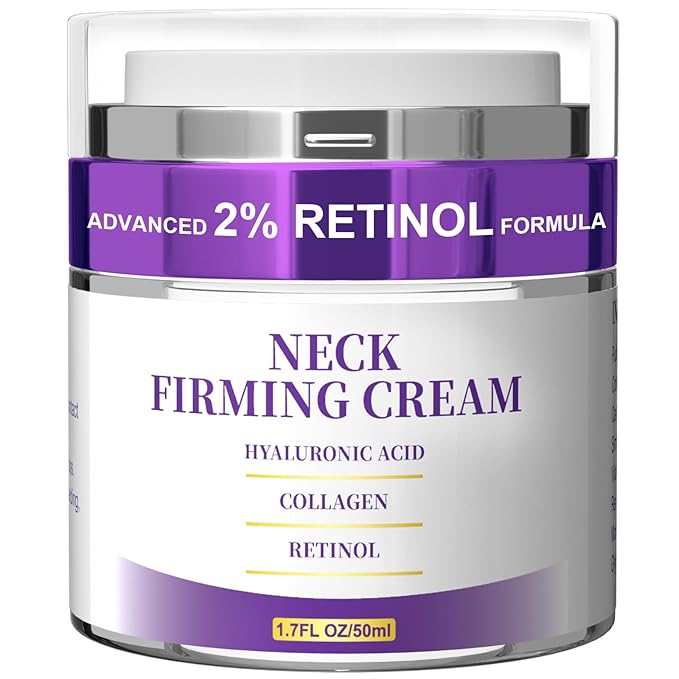 Retinol Cream for Face, Neck Creams for Tightening and Firming, Anti Aging Face Moisturizer for Face, Day & Night Moisturizing with Collagen, Hyaluronic Acid for Sagging Skin, Wrinkle, 1.7 Fl OZ