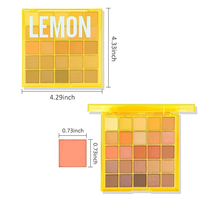 Boobeen 25 Colors Eyeshadow Palette, Highly Pigmented Matte Shimmer Glitter Eyeshadows, Long Lasting & Blendable Colorful Makeup Palette for Day Night Party Halloween