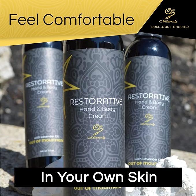 Restorative Hand and Body Cream - Body Cream for Dry Skin, Hydrating Cream to Sooth and Rehydrate Skin, Lavender Oil Infused Moisturizing Cream, 7.70 Ounce