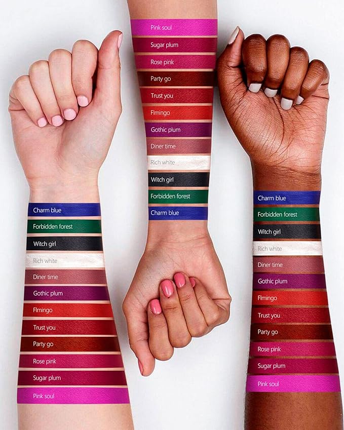 MAKI YIKA 2Pcs Matte Liquid Lipstick Set MVP Red Nude Lipstick Long Lasting Smudgeproof Transfer Proof Lip Makeup, MVPRed/Nude