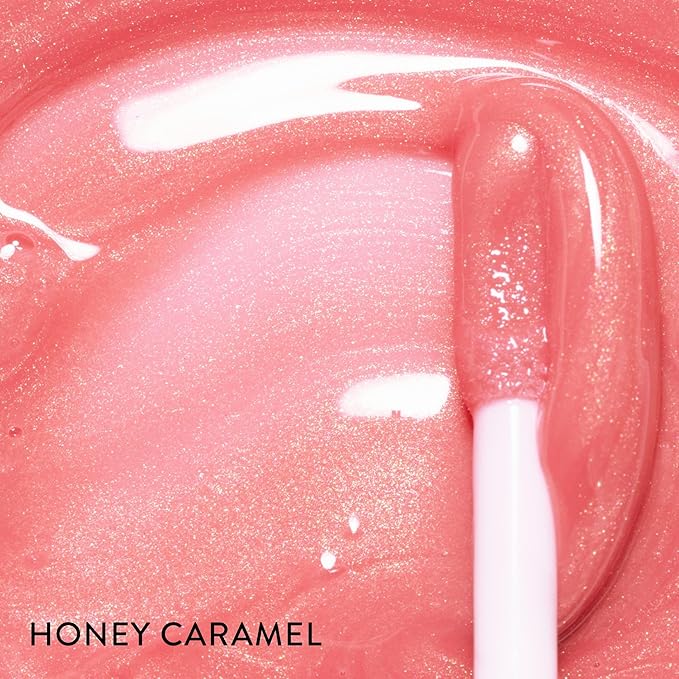 LAURA GELLER NEW YORK Color Luster Lip Gloss - Honey Caramel | Non-Sticky Lip Gloss Treatment with Sheer High-Shine Color