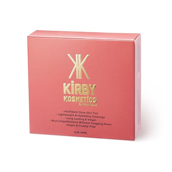 Konfident Glow Skin Tint – Light Love Hydrating Oil-Free Glass-Skin Foundation, Buildable Light-to-Medium Coverage, 30 ml – Inclusive Clean Makeup for Radiant Confidence