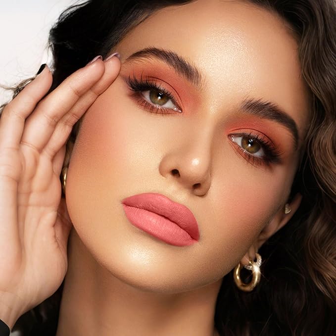 Nude Lipstick Matte for Women SuperStay Long Lasting Lipstick Smudgeproof Transferproof Pink Liquid Lipsticks Cruelty Free Lip Makeup,DM32 BareNude