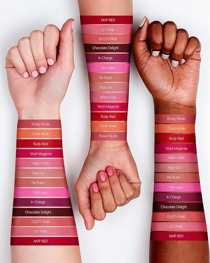 MAKI YIKA 2Pcs Matte Liquid Lipstick Set Burgundy Nude Lipstick Long Lasting Smudgeproof Transfer Proof Lip Makeup, Burgundy/LatteNude