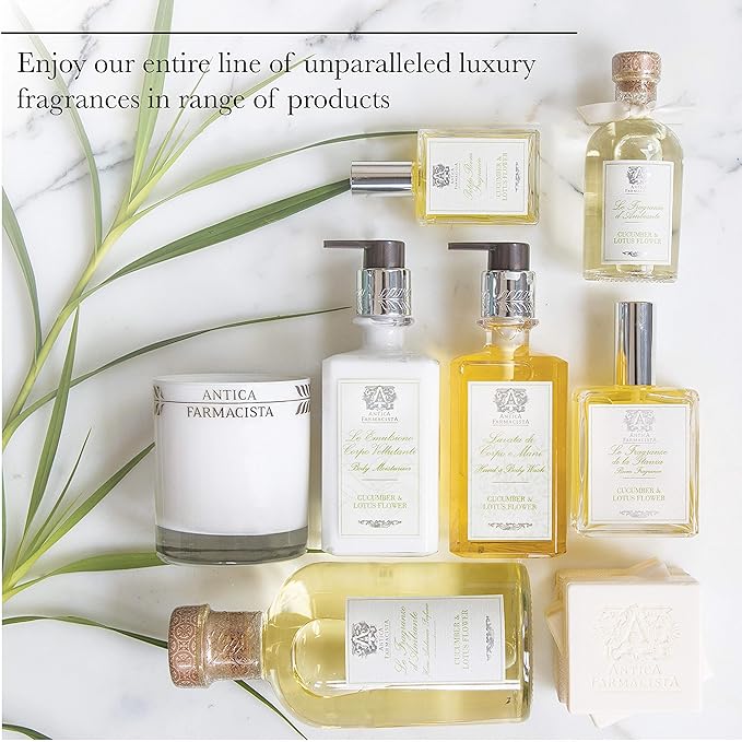 Antica Farmacista Body Moisturizer - Scented Moisturizing Lotion with Aloe Vera, Green Tea & Sweet Almond Oil - Luxury Gift for Any Occasion - Orange Blossom, Lilac & Jasmine, 10 fl oz