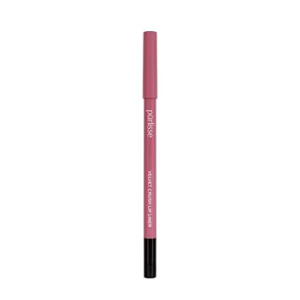pūrlisse Velvet Crush Long Lasting Creamy Lip Liner Pencil - Matte Smudge-Proof Lip Pencil - Enriched with Bakuchiol, Macadamia Seed Oil & Shea Butter to Soften & Smooth - Mauve Berry (0.02 oz)
