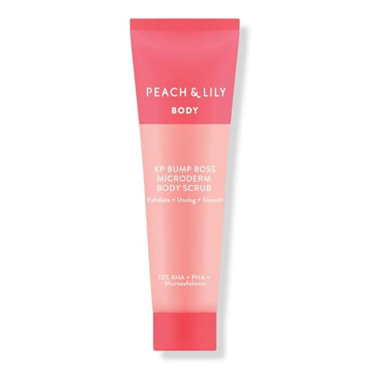 Peach & Lily Body KP Bump Boss Microderm Body Scrub, Travel Size, 1.02 oz / 29 g