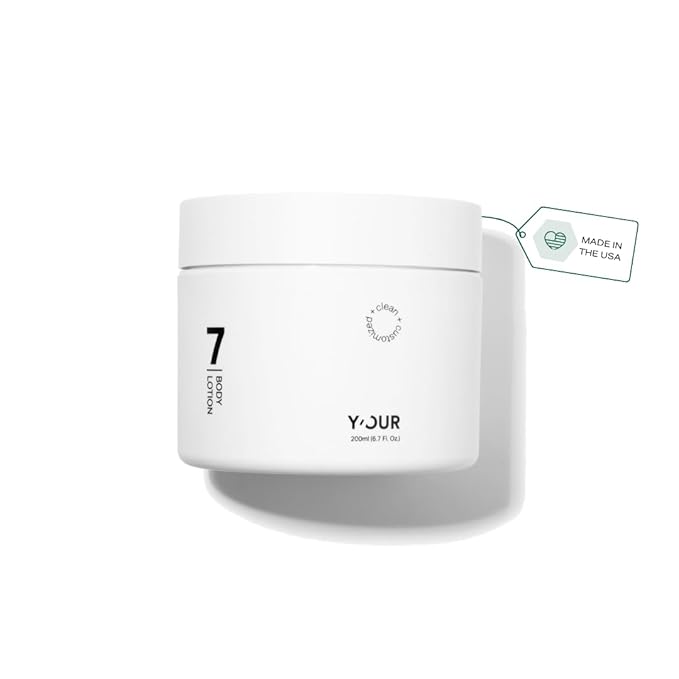 Y'OUR Ultra Hydrating Body Lotion with Niacinamide, Aloe Vera & Jojoba Oil - Even Skin Tone & Irritation Relief - Fast Absorbing, Non-Greasy, Lightweight Moisturizer for Dry, Sensitive & Normal Skin