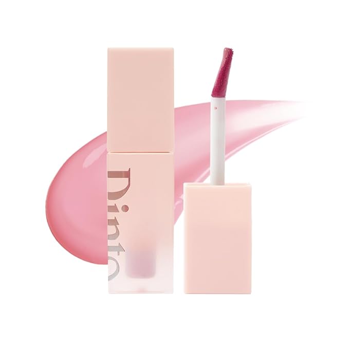 DINTO Blur-Jelly Plumping Lip Tint - Tinted Lip Plumpimg Gel Gloss, Long-Lasting, Moisturizing, Volumizing & Hydrating, Vegan & Cruelty-Free (7 colors) (776 Muhly Gelée, 0.11 fl.oz.)
