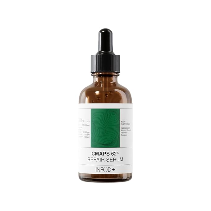 INFODPLUS CMAPS 62 Repair Serum – Aloe Vera & Adenosine | Soothing, Redness Relief, Anti-Wrinkle Repair Serum for Sensitive Skin