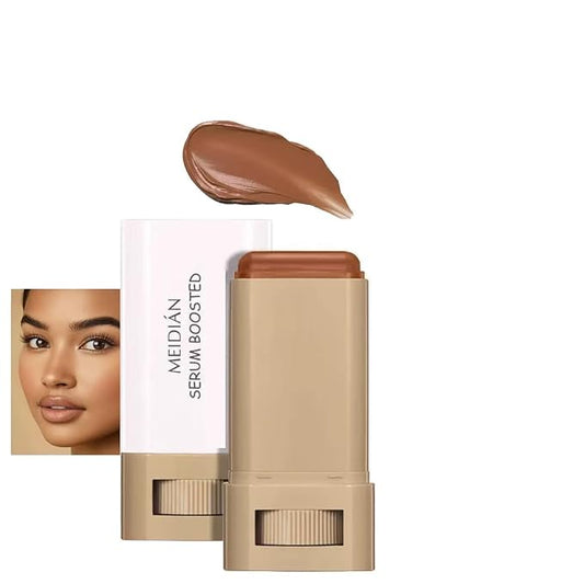 Dewy Finish Tinted Moisturizer & Full Coverage Foundation Stick Set - Includes Beauty Balm Serum, Concealer Stick & Contour Sticks for Face Makeup (3#)