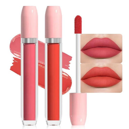 BINGBRUSH Super Matte Longwear No-Budge Stay On Smudge Proof Liquid Lipstick Long Lasting Makeup for Women,Highly Pigmented Color and Instant Shine, Cheeky