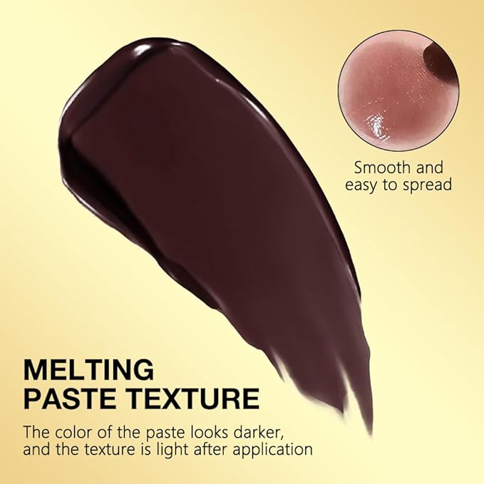 Honey Butter Lipstick Tinted Lip Balm, Shine Moisturizing Plumper Lipstick for Women, Natural Nourishing Hydrating Lip Gloss Stain for Dry Lips, Lightweight Lip Liner Care Makeup, Vegan - 2Pc Black