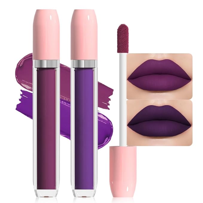 BINGBRUSH Super Matte Longwear No-Budge Stay On Smudge Proof Liquid Lipstick Long Lasting Makeup for Women,Highly Pigmented Color and Instant Shine, Cheeky