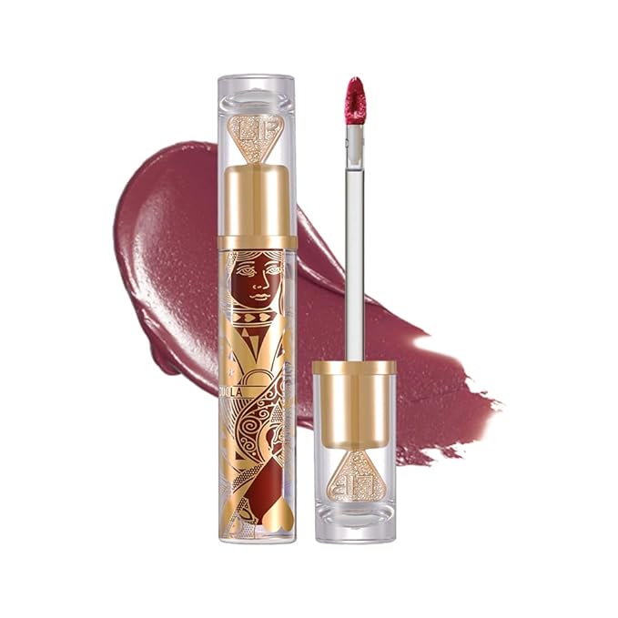 Matte Velvet Lip Stain, Long-Lasting Lip Tint, Waterproof Non-Sticky Lip Color, Transfer-Proof Smudge-Proof Lip Stain, Cloud-Like Soft Blurring Texture with Misty Velvet Finish, Rosewood Nude-81A