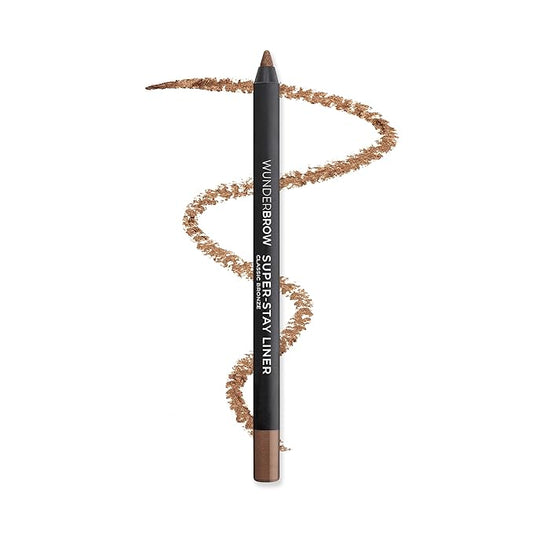 Wunderbrow Super Stay Eyeliner Pencil, Waterproof and Smudge-Proof, Shade: Classic Bronze