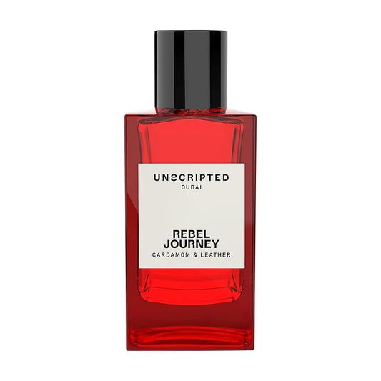 Unscripted. Rebel Journey - Bold and Unique Perfume for Men - Long-Lasting Men Perfume with Violet, Leather and Woody Notes for Free Spirits - 3.4 oz