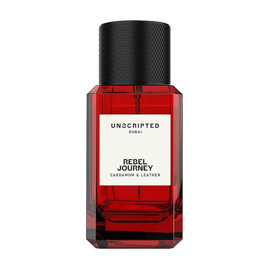 Unscripted Rebel Journey - Bold and Unique Perfume for Men - Long-Lasting Men Perfume with Violet, Leather and Woody Notes for Free Spirits - 1.7 oz