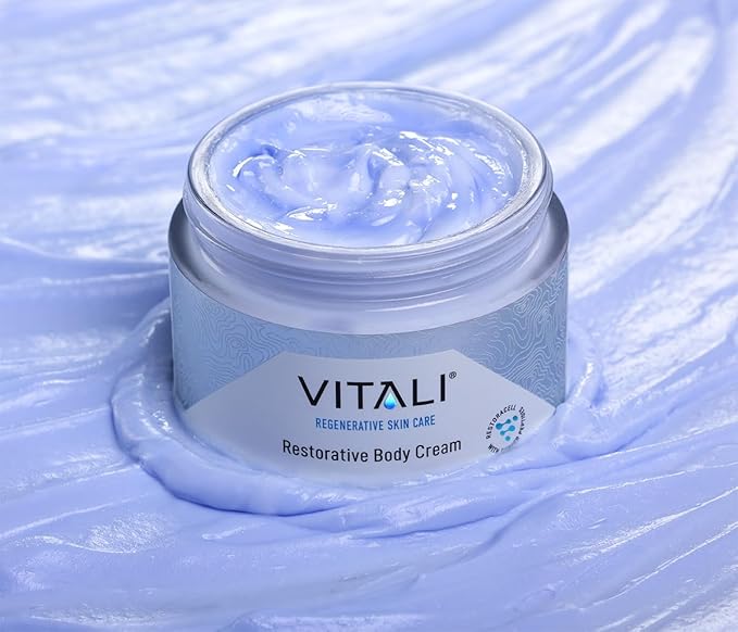 Vitali Restorative Body Cream with Copper Peptides: Advanced formula helps to diminish the appearance of fine lines and greatly improve overall texture. - 6 fl. oz.