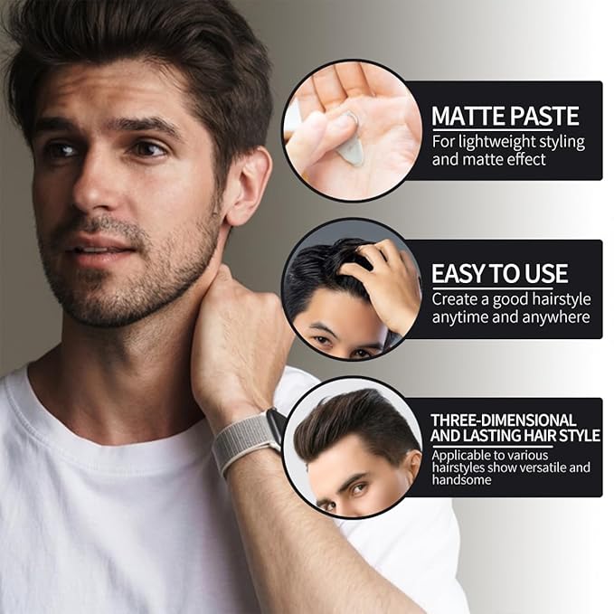 "Temporary Hair Color Gel for Men & Women - Washable Bright Hair Dye for Halloween, Cosplay, Parties & Daily Use - Non-Permanent Hair Styling (Multiple Colors) - Fast & Easy Wash Out"