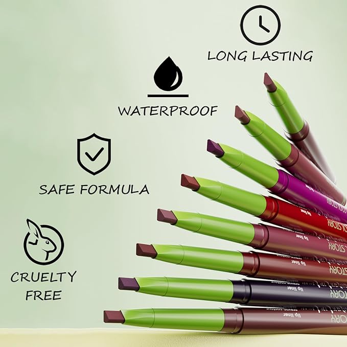 Matte Finish Lip liner and Nourishing Lip Gloss Kit for Women, High Pigmented Natural Nude Pink Red Brown Lip Pencil Makeup Long Lasting Moisturizing Plumping Lip Oil Gloss Winter Care (#05)