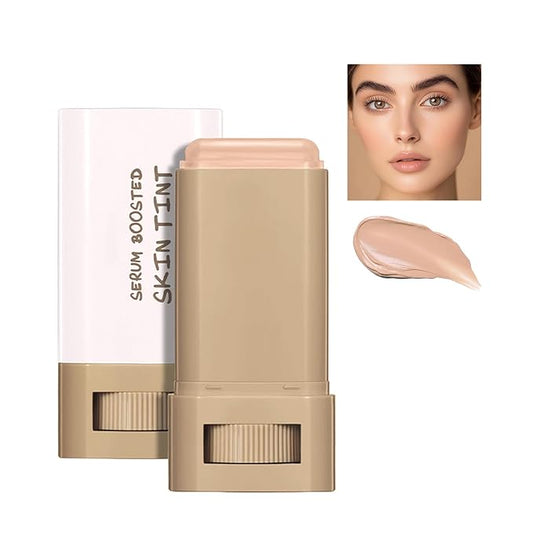 Beauty Balm Serum Boosted Skin Tint, Foundation Stick, Tinted Moisturizer for Face, Full Coverage Foundation, Concealer Stick for Foundation Makeup, Contour Sticks for Face Makeup, Dewy Finish (#05)