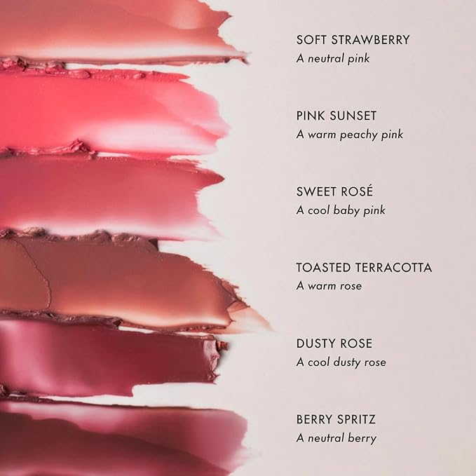 Summer Fridays Blush Butter Balm - Skincare-Infused Hydrating Cream Blush with Hyaluronic Acid, Ceramides, & Shea Butter for a Dewy Flush of Color - Cheek and Lip Tint - Berry Spritz (0.14 Oz)