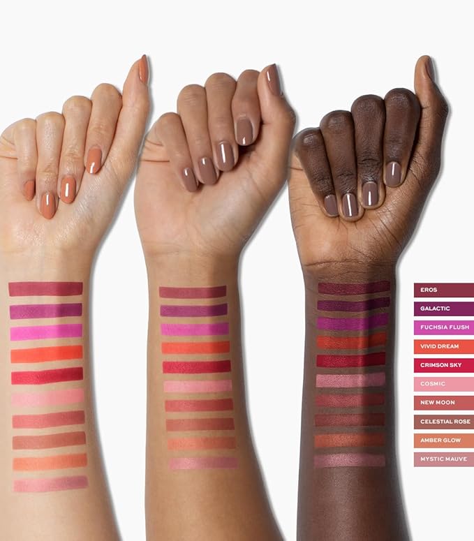 MAKE Beauty Skin Mimetic Microsuede Blush - Matte Powder Blush for Cheeks with Long Lasting Color - Non Comedogenic, Travel Size Makeup Single Palette. Shade - Vivid Dream (Orange)