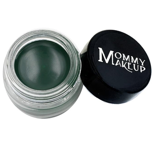 Mommy Makeup Waterproof Stay Put Gel Eyeliner Pot with Micropigments - Smudge-Proof, Long Lasting, Highly Pigmented Cream Eye Liner, 0.14 oz (Hunter)