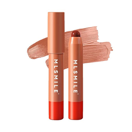 Lip Gloss, Lipstick 3 Step Makeup in 1 Swipe, Multi Use Lip Gloss, Cream Blush Eyeshadow base, Lip Stain Waterproof & Transfer Proof, Hydrating Wear & Vegan #Coral