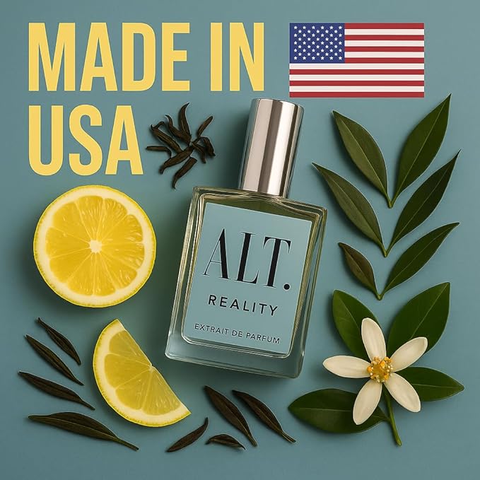 ALT. FRAGRANCES Reality 60ml Extrait de Parfum - Long Lasting Perfume for Men, with Fresh Citrus Scent, Inspired By Perfume