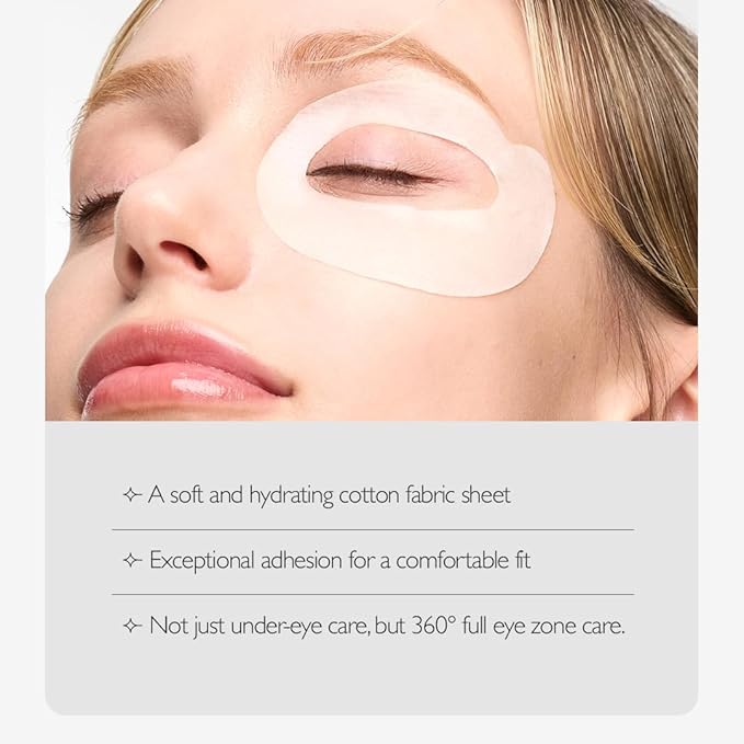 Genabelle PDRN 360° Rejuvenating Eye Mask – Full Eye Area Eye Patches for Hydration, Firming & Elasticity with PDRN & Peptides – Targets Dark Circles, Puffiness & Fine Lines – 3.38 fl oz.