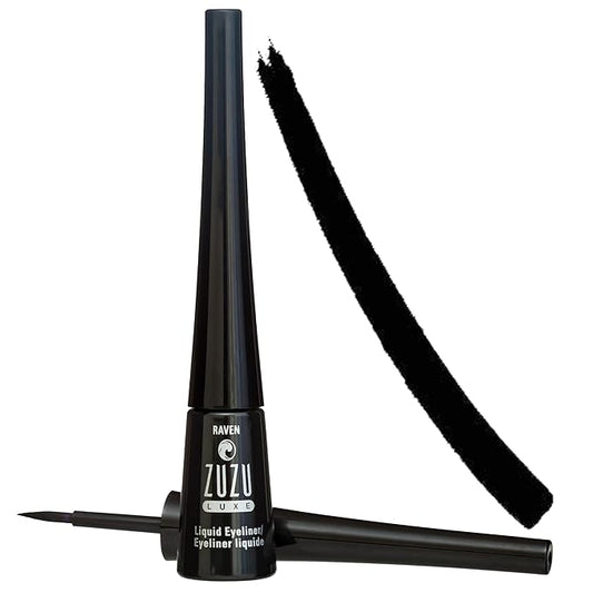 Zuzu Luxe, Vegan, Liquid Eyeliner (Raven),.1 oz