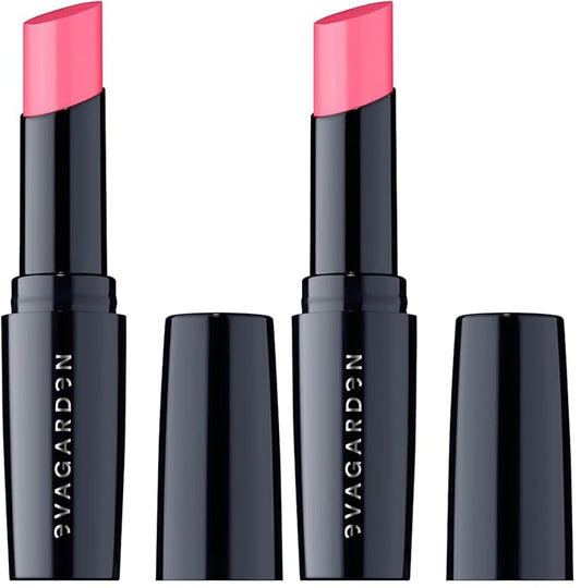 EVAGARDEN Pleasure Lipstick - Moisturizes and Nourishes - Protects with SPF - Soft Application Spreads Easily and Provides Smoothness - Gives Volume Effect and Bright Color - 663 Camelia Rose - .1 oz