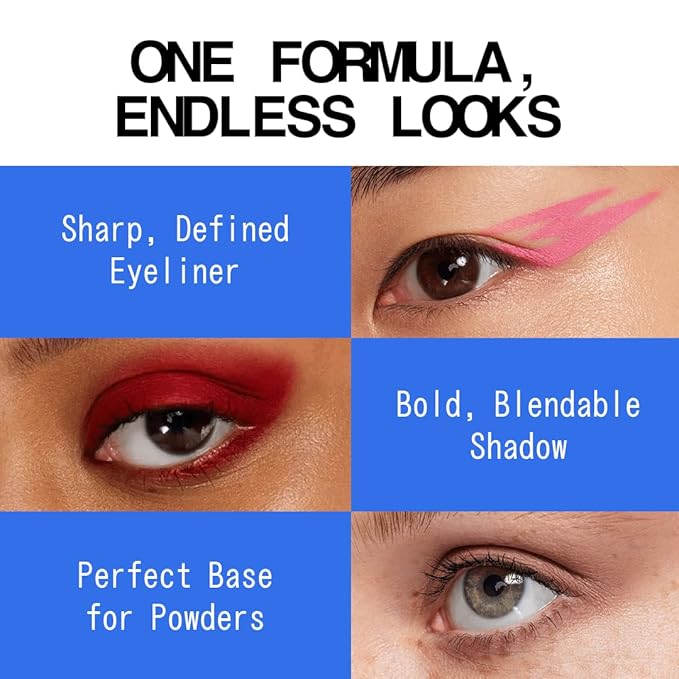 about-face Matte Fluid Eye Paint Sweet Disposition – High-Pigment Liquid Eyeshadow, Long-Lasting, No-Budge Matte Finish, Vegan & Cruelty-Free (Cornflower Blue)