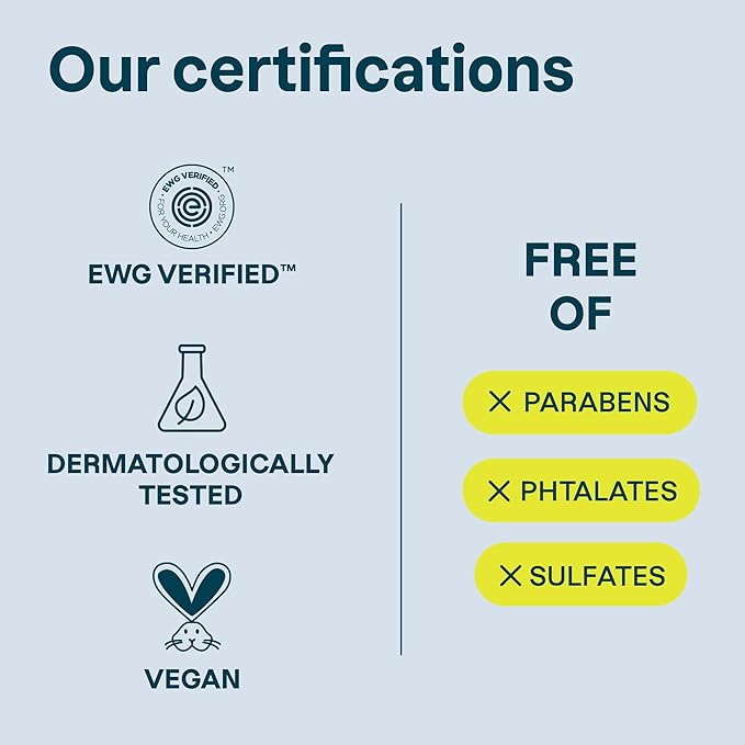 ATTITUDE Body Lotion for Sensitive Skin with Oat, EWG Verified, Dermatologically Tested, Vegan, Sweet Jasmine Scent, 8 Fl Oz