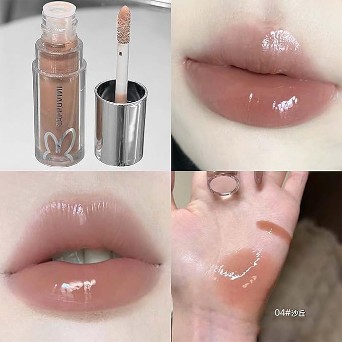 Petansy 4pcs Shimmer Bomb Lip Gloss, Lip Tint Infused With Vitamin E, Moisturizing | Sparkle | Long Lasting | Hyaluronic Acid | High Shine | Crushed Diamonds, Gift Makeup For Girls