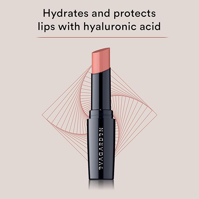 EVAGARDEN Pleasure Lipstick - Moisturizes and Nourishes - Protects with SPF - Soft Application Spreads Easily and Provides Smoothness - Gives Volume Effect and Bright Color - 661 Canyon Clay - 0.1 oz