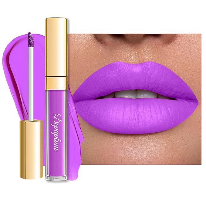 Purple Lipstick Matte for Women SuperStay Long Lasting Lipstick Smudge Proof No Transfer Liquid Lipsticks, Cruelty Free Lip Makeup,DM31 Lilac Promise