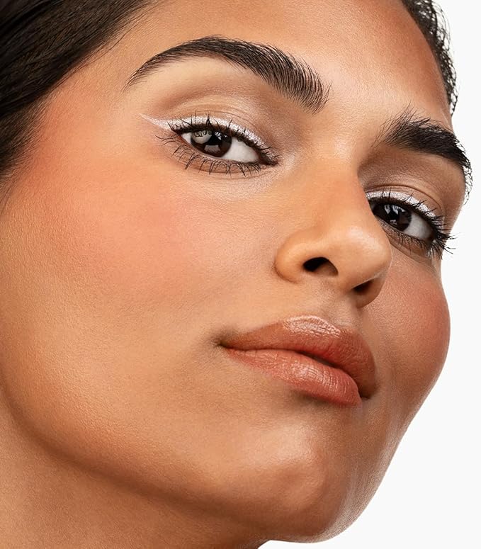 MAKE Beauty Skin Mimetic Microsuede Blush - Matte Powder Blush for Cheeks with Long Lasting Color - Non Comedogenic, Travel Size Makeup Single Palette. Shade - Amber Glow (Coral Nude)