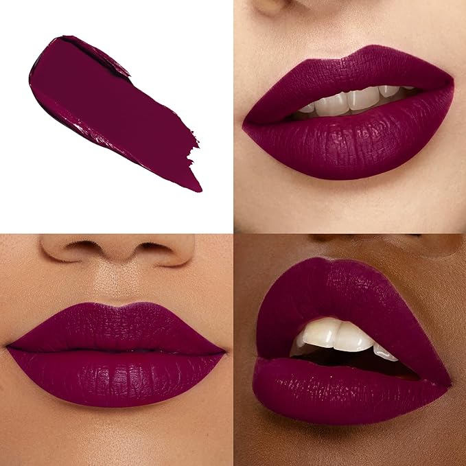 Red Lipstick Set Long Lasting 3Pc Matte Liquid Lipsticks for Women Non Transfer Smudgeproof Red Orange Berry Lipstick Kit Cruelty Free Lip Color, 13/51/66