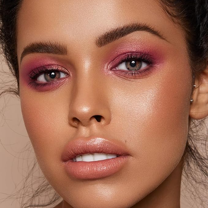 Boobeen 25 Colors Eyeshadow Palette, Highly Pigmented Matte Shimmer Glitter Eyeshadows, Long Lasting & Blendable Colorful Makeup Palette for Day Night Party Halloween