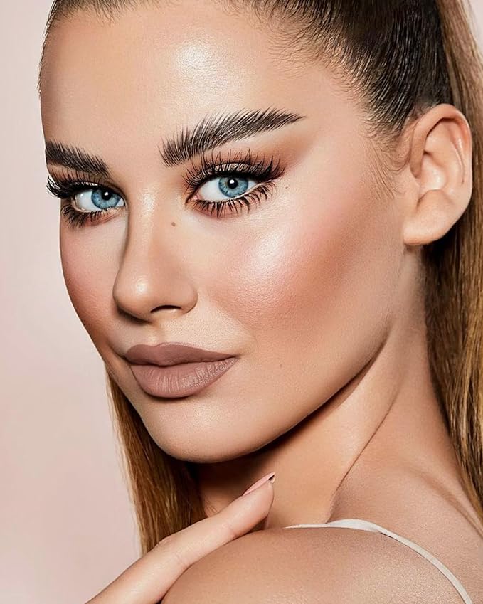 MAKI YIKA 2Pcs Matte Liquid Lipstick Set Burgundy Nude Lipstick Long Lasting Smudgeproof Transfer Proof Lip Makeup, Burgundy/LatteNude