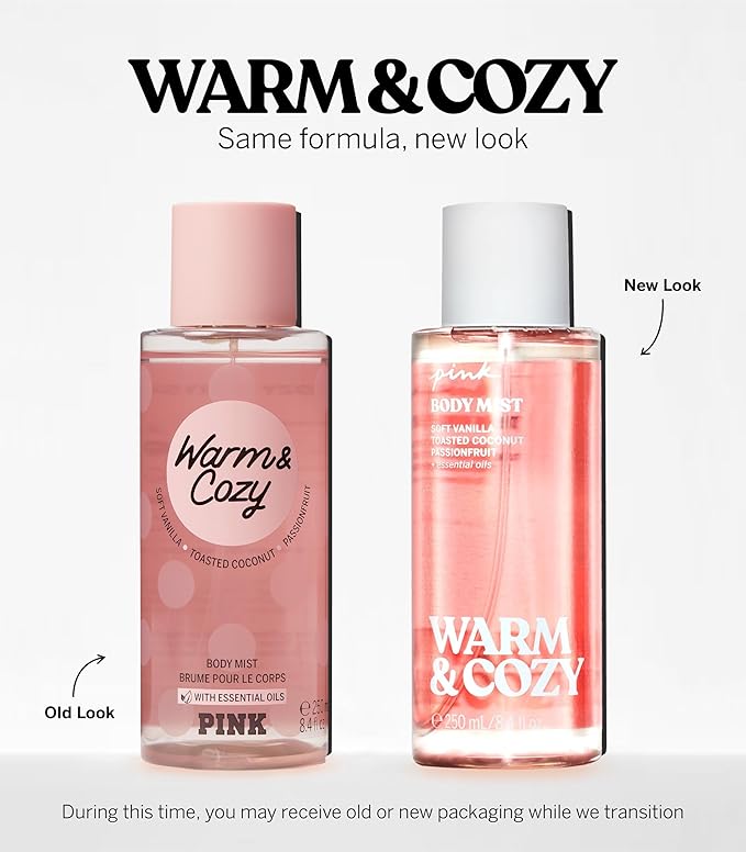 Victoria's Secret Body Fragrance Mist, Pink Warm & Cozy - 8.4 fl oz