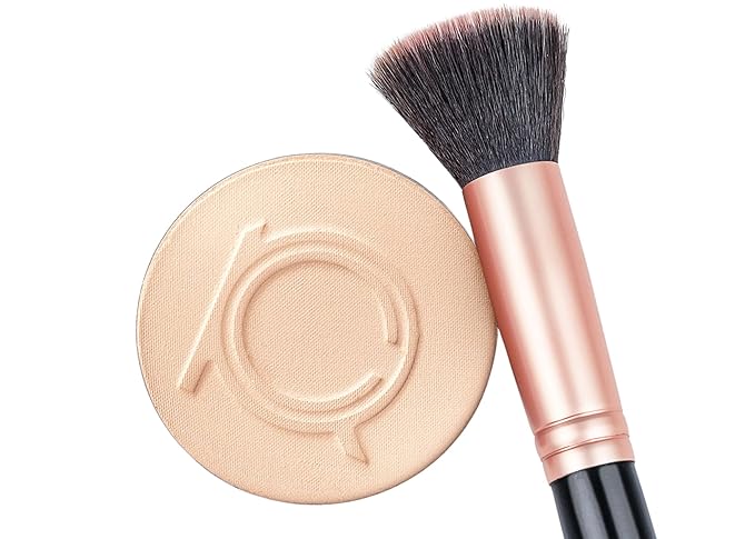 Makeup Beauty Pressed Powder foundation Compact Full Coverage Foundation Skin Care Face Makeup Essentials Contour Palette Setting Powder fit me powder foundation makup 0.49 OZ (Translucido, 0.49 OZ)