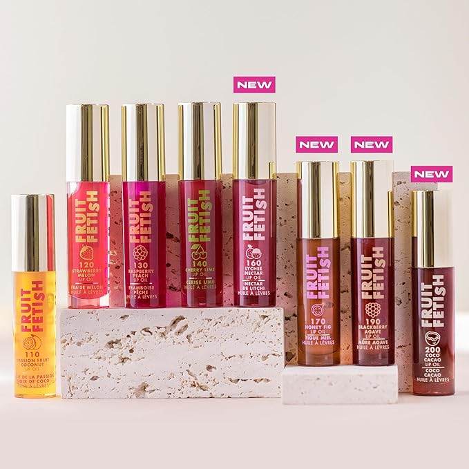 Milani Fruit Fetish Lip Oil with Vitamin E for Instant Hydration, Fruit Extract Infused Lip Treatment and Moisturizing Lip Gloss - Blackberry Agave