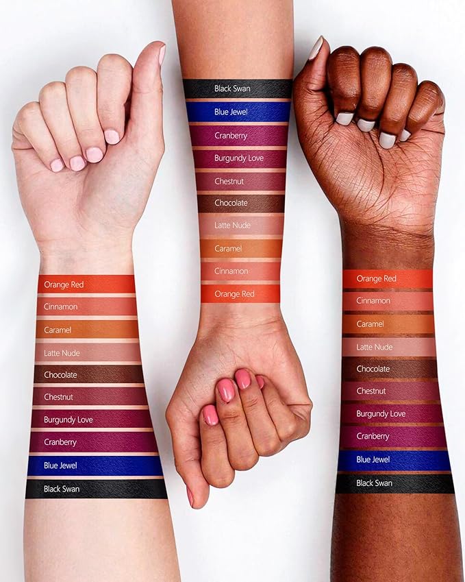 Brown Lipstick Long Lasting, Matte Liquid Lipsticks for Women Non Transfer Smudgeproof Smooth and Easy to Appy Cruelty Free Lip Color, M60 Caramel